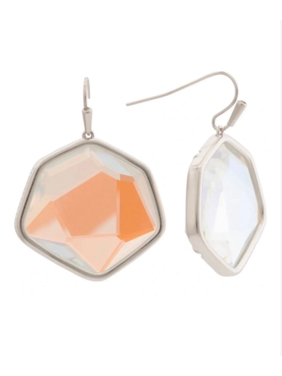Kendra Scott Jewelry - New Kendra Scott rhodium and dichroic glass drop earrings